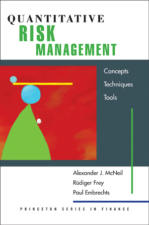 Enlarged view: Book cover "Quantitative Risk Management: Concepts, Techniques and Tools"